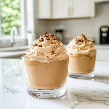 Caff&egrave; freddo con panna montata.