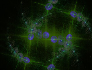 Imaginatory fractal abstract background Image