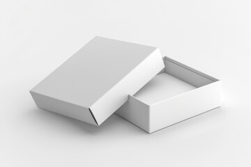 Paper Box Mockup A4 on isolated background created with Generative AI