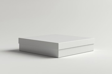Fototapeta premium Paper Box Mockup A4 on isolated background created with Generative AI