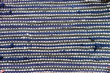 Doormat made from old cloth, handmade door mat