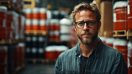 Professional Warehouse Worker Portraits | Diverse Team of Skilled Laborers in Industrial Setting | Stock Photos for Business & Marketing