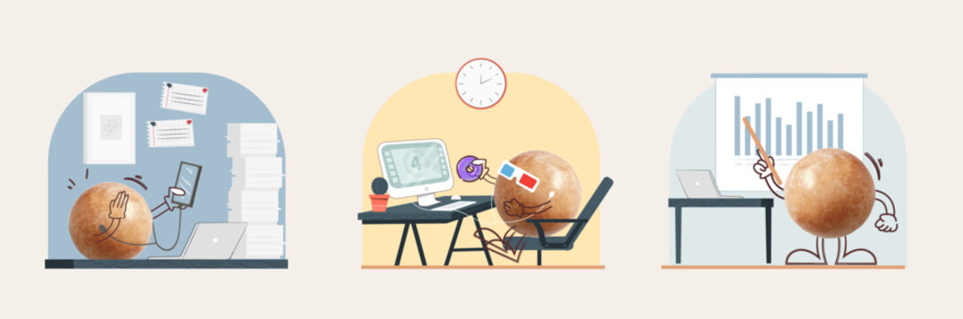 set of products Timbits isolated 2