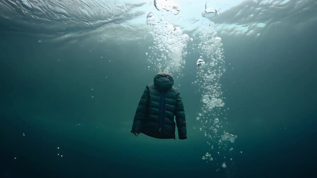 Underwater Jacket Photography