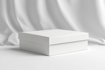 Paper Box Mockup A4 on isolated background created with Generative AI