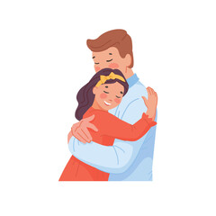 Heartwarming Father’s Day Illustration: Celebrating the Bond between Father and Child