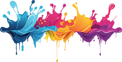 Fototapeta premium Ink Splash Overlay