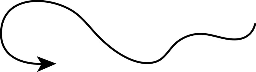 Arrow hand drawn. Collection of pointers