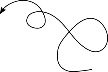 Arrow hand drawn. Collection of pointers