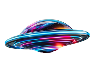 Unidentified Flying Object (UFO), Unidentified Aerial Phenomena (UAP), inform teardrop. Strange object may come from outer space or contain unexpected technology