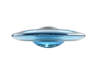 Unidentified Flying Object (UFO), Unidentified Aerial Phenomena (UAP), inform teardrop. Strange object may come from outer space or contain unexpected technology