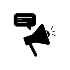 announce concept line icon. Simple element illustration. announce concept outline symbol design.