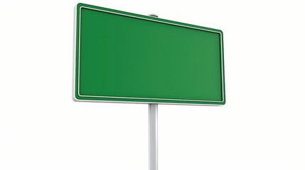 Traffic road sign showing direction of travel on highway.