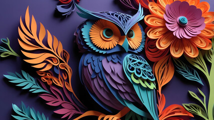 Obraz premium bird of paradise, ai generated