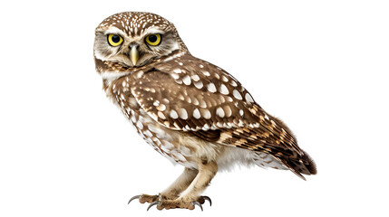 Burrowing Owl Underground Sentinel Isolated on a Transparent Background PNG, burrowing owl, underground, sentinel, isolated, transparent background, PNG, bird, wildlife
