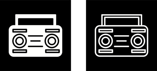 Cassette Player Vector Icon