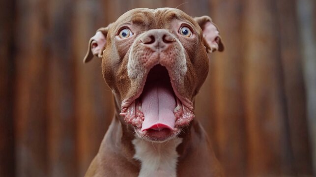 Dog Captured in an Hilarious Sneeze Moment with Squinty Eyes and Comical Expression Perfectly Showcasing the Joy of Pets in Everyday Life