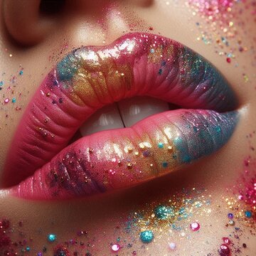 lips and lipstick