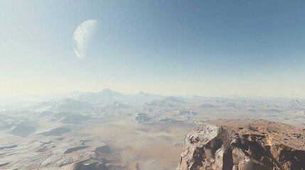 The top of a mountain.
Generative AI