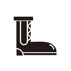 hiking icon design glyph style