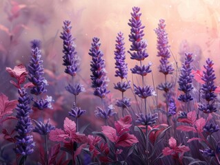 Obraz premium Dreamy Lavender Fields