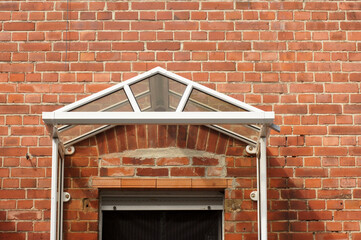 Vordach Haustür Terrasse Tür Balkon aus Glas