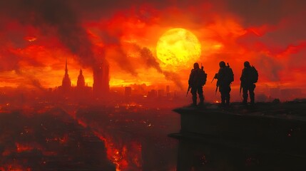 group of people walking in the city