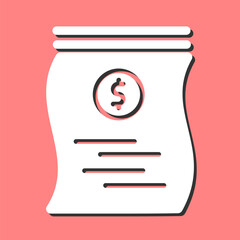 Dollar Bills Vector Icon