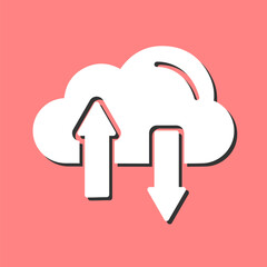Cloud Storage Vector Icon