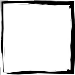 Square frames grunge style. Elements for design