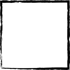 Square frames grunge style. Elements for design