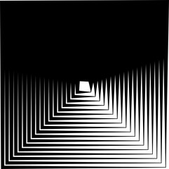 Square shape with line blending for tag, logo, banner