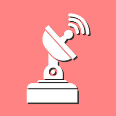 Communication Satellite Vector Icon