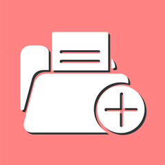 Create Folder Vector Icon