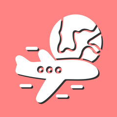 International Flights Vector Icon