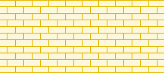 Yellow brick wall texture background