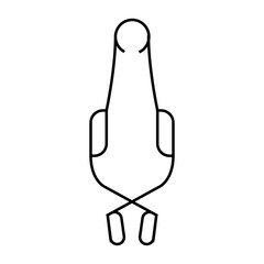 test tube holder chemical glassware lab line icon vector. test tube holder chemical glassware lab sign. isolated contour symbol black illustration