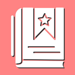 Bookmarking Services Vector Icon