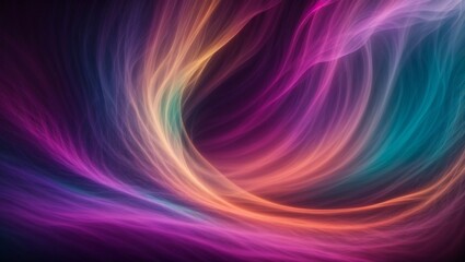 Obraz premium Abstract Swirls of Color: A mesmerizing abstract art piece featuring vibrant swirls of pink, blue, and purple hues. The ethereal, almost liquid-like forms create a sense of movement and energy, inviti