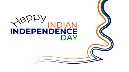 indian happy independence day, celebration 15 august, with ashoka wheel decoration. India 77th independence anniversary. vector illustration design