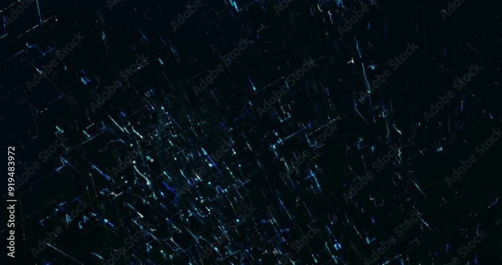 Wall mural abstract digital network data background, 3d rendering video digital graphic abstraction design vide