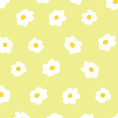 手描きの小さい花柄の背景イラスト背景色付き21