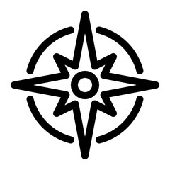 Obraz premium Compass icon
