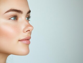 A realistic photo of a patient undergoing a psychological screening before Facelift, emphasizing the importance of mental health evaluation