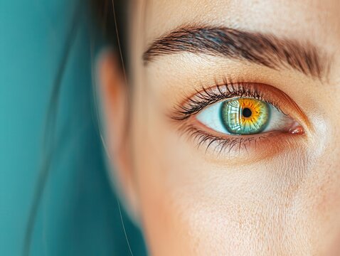 A vibrant depiction of a community outreach event aimed at raising awareness about the mental health implications of Blepharoplasty, with interactive booths and activities