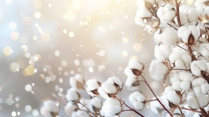 World Cotton Day background concept 