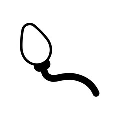 Sperm Solid Black