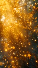 Naklejka premium Digital fireworks with sparklers in the light abstract graphic poster background