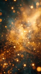 Obraz premium Digital fireworks with sparklers in the light abstract graphic poster background