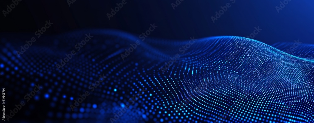 Poster network or connection of lines and dots. abstract digital background of points and lines. glowing pl